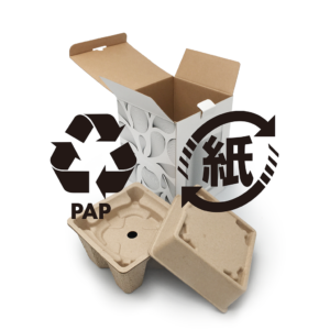 100% recyclable Molded pulp