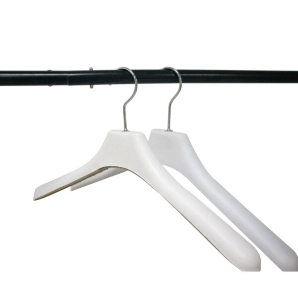 Moled pulp paper clothes hanger